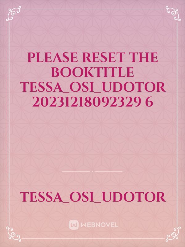 please reset the booktitle Tessa_Osi_Udotor 20231218092329 6 Book
