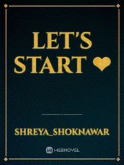 Let's Start ❤ Book