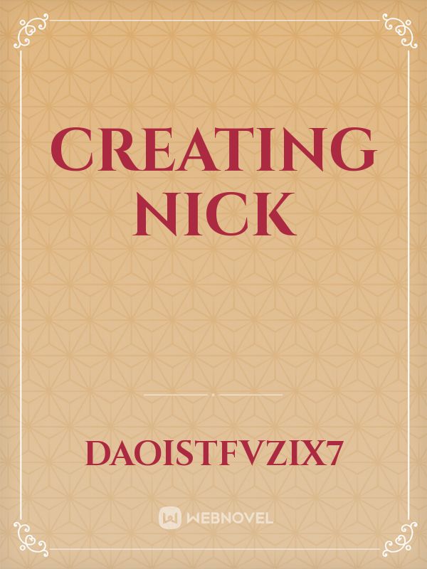 Creating Nick Book