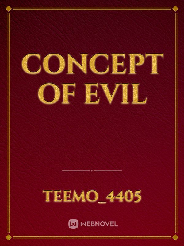 Concept of evil Book