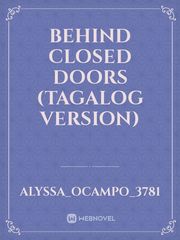 Behind Closed Doors (Tagalog Version) Book