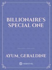 Billionaire's Special One Book