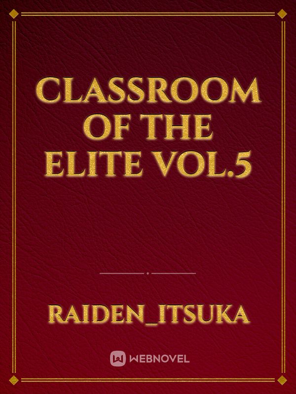 Classroom of the Elite Vol.5 Book