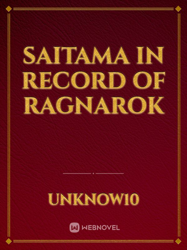 Saitama in Record of Ragnarok Book