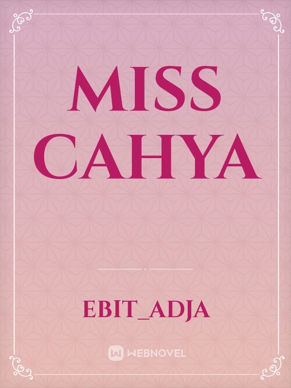 miss cahya