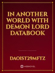 in another world with demon lord databook Book