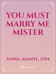 You must marry me Mister Book