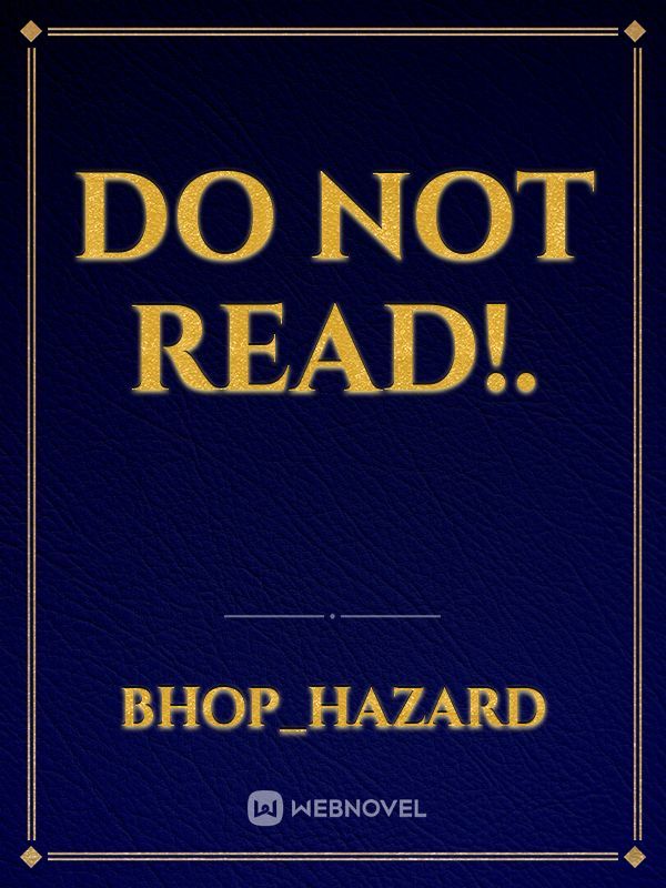 do not read!. Book