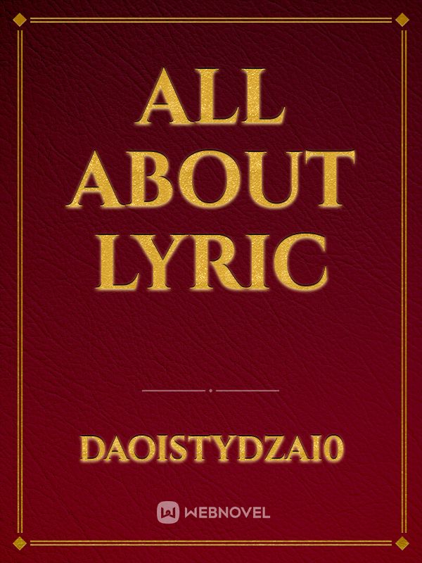 all about lyric Book