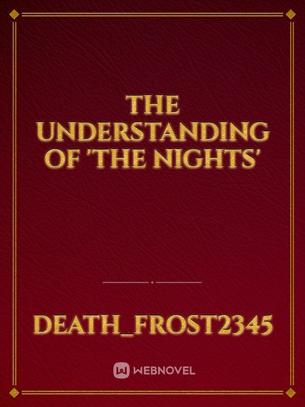 the understanding of 'the nights' Book