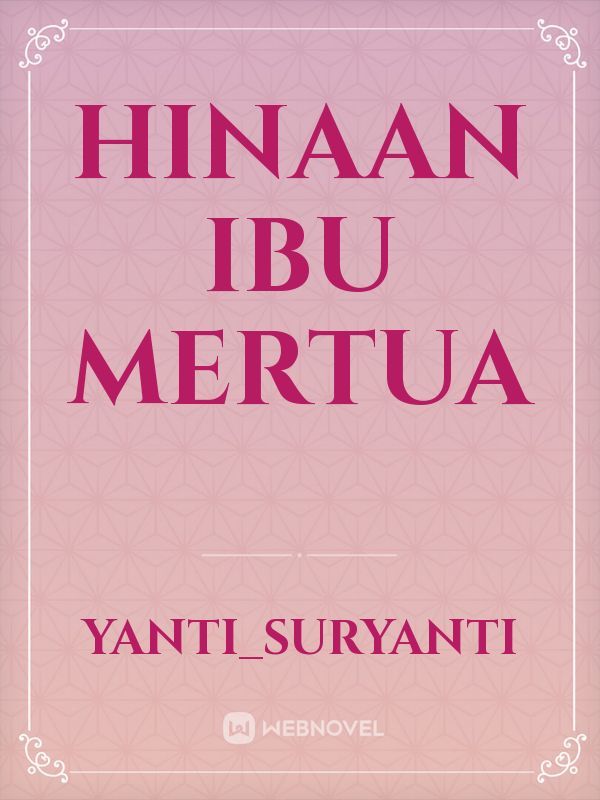 HINAAN IBU MERTUA Book