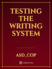 Testing the writing system Book