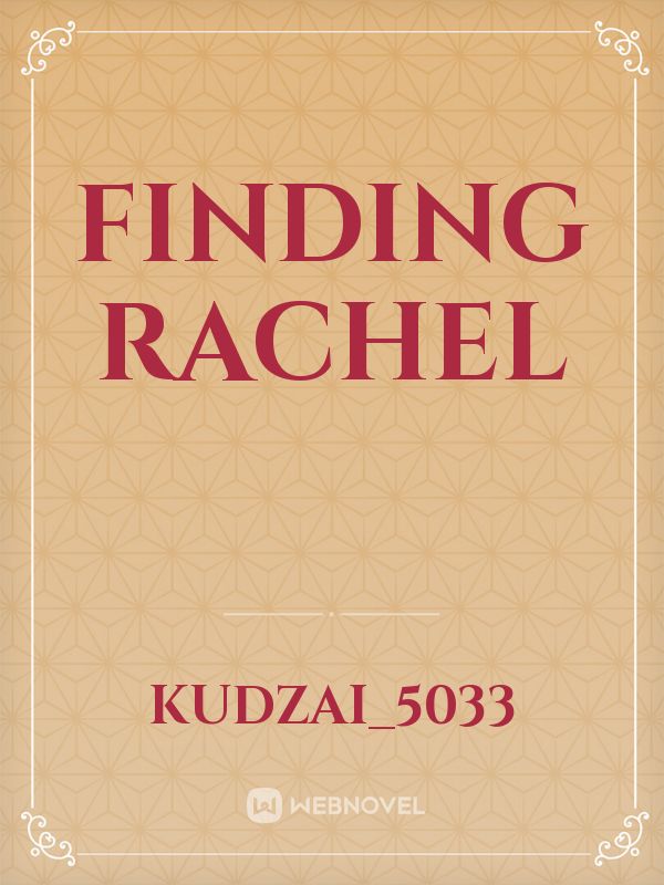 Finding Rachel Book