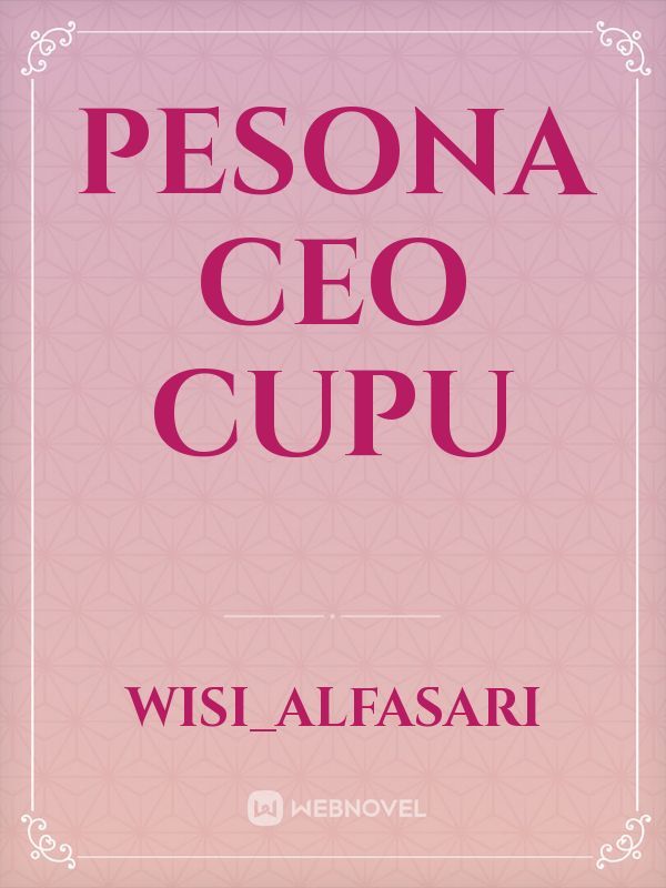 Pesona CEO Cupu Book