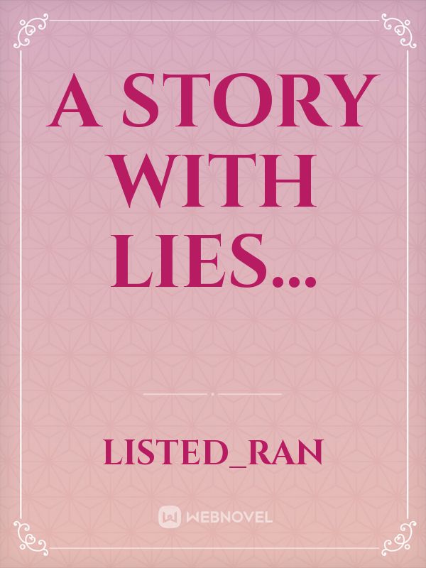 A story with lies... Book