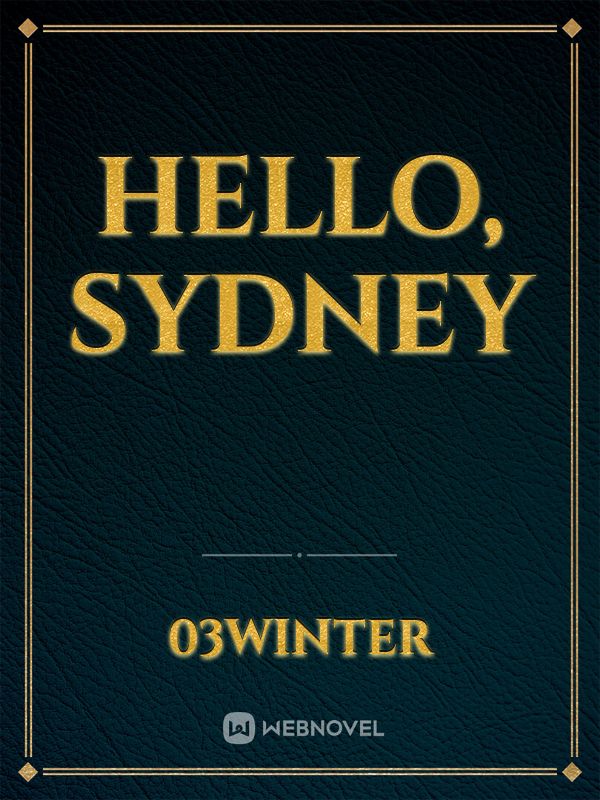 Hello, Sydney Book