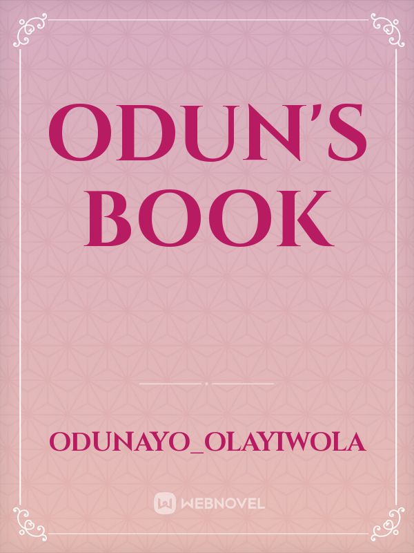 odun's book Book