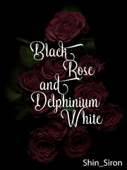 Black Rose and Delphinium White Book