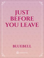 Just before you leave Book
