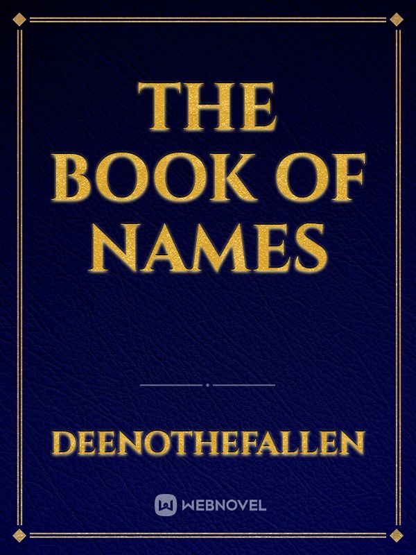 The Book Of Names Book
