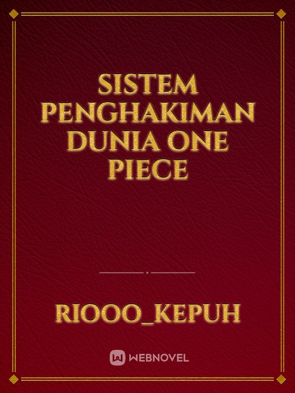 Sistem Penghakiman Dunia One Piece Book
