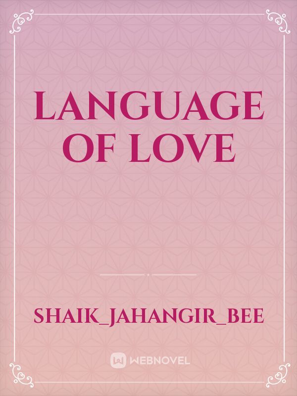 language of love Book