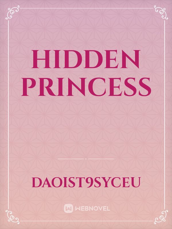 hidden princess Book