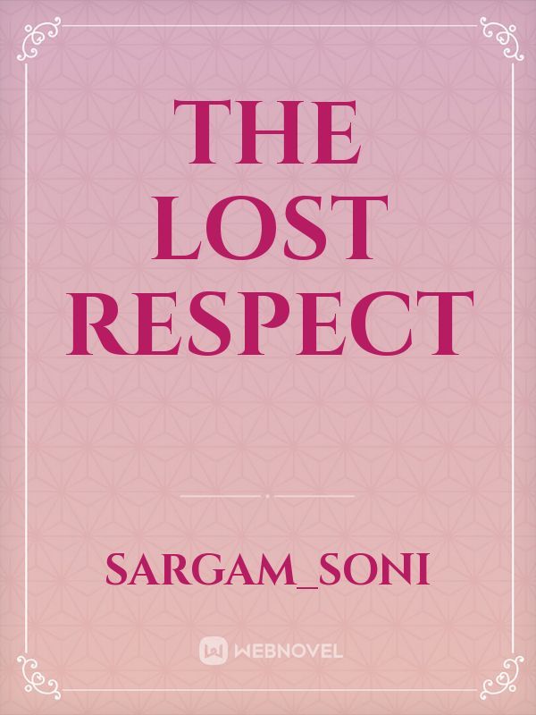 the lost respect Book