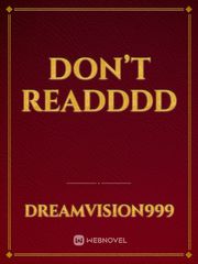 don’t readddd Book