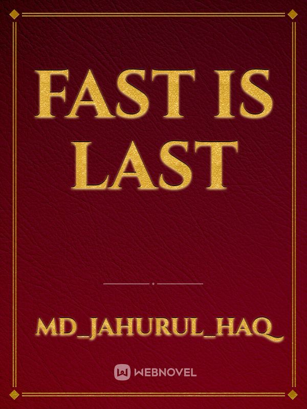 Fast is Last Book
