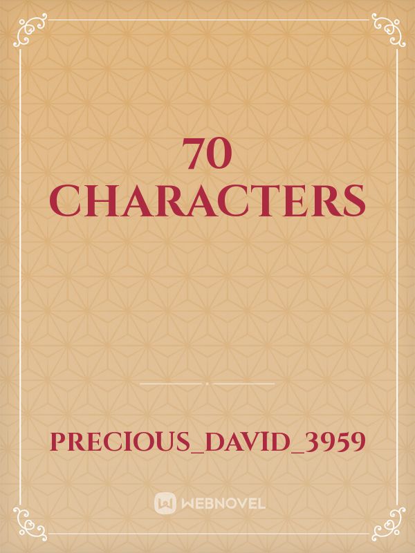 70 characters
