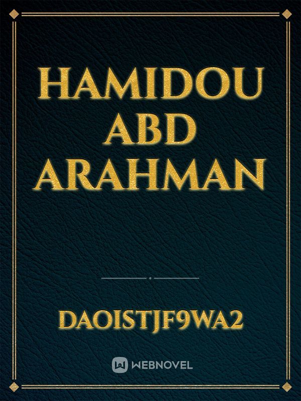 Hamidou abd arahman