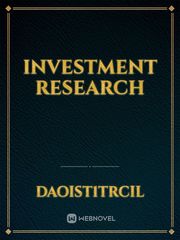 investment research Book