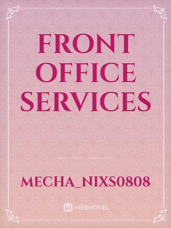 FRONT OFFICE SERVICES Book