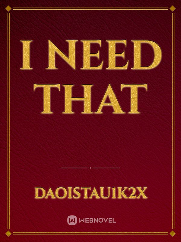 i need that Book