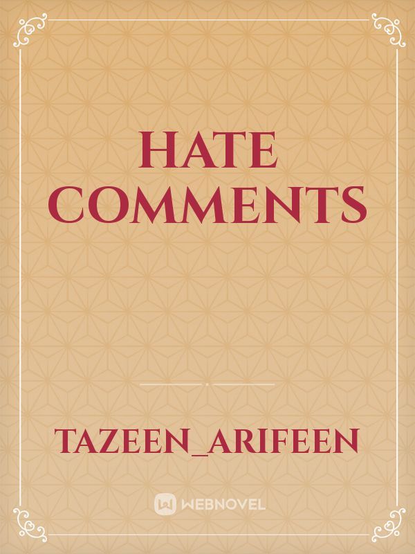 Hate Comments