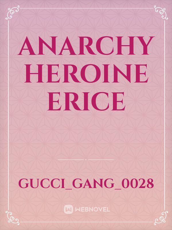 Anarchy Heroine Erice Book