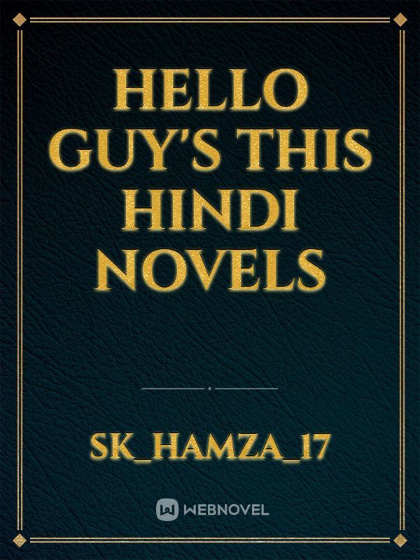 hello guy's this Hindi novels Book