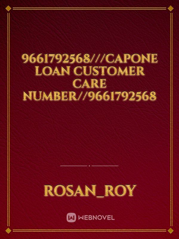 9661792568///capone loan customer care number//9661792568