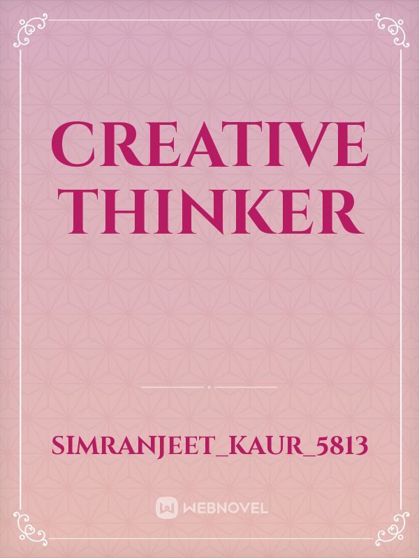 Creative Thinker Book