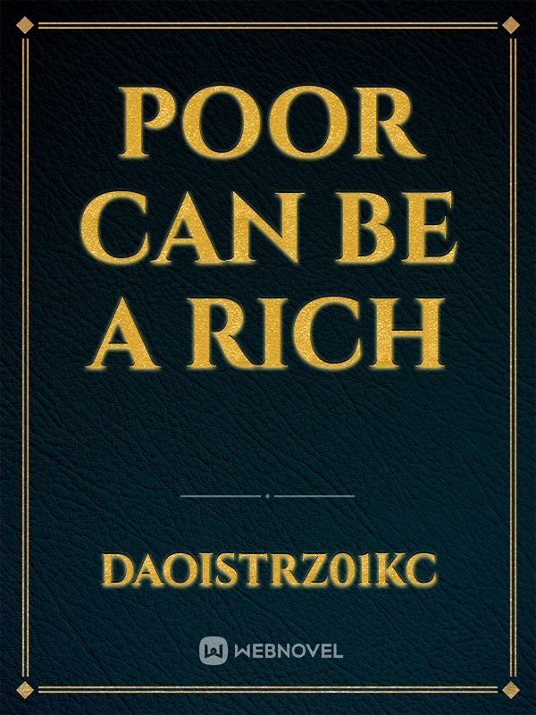Poor can be a rich Book