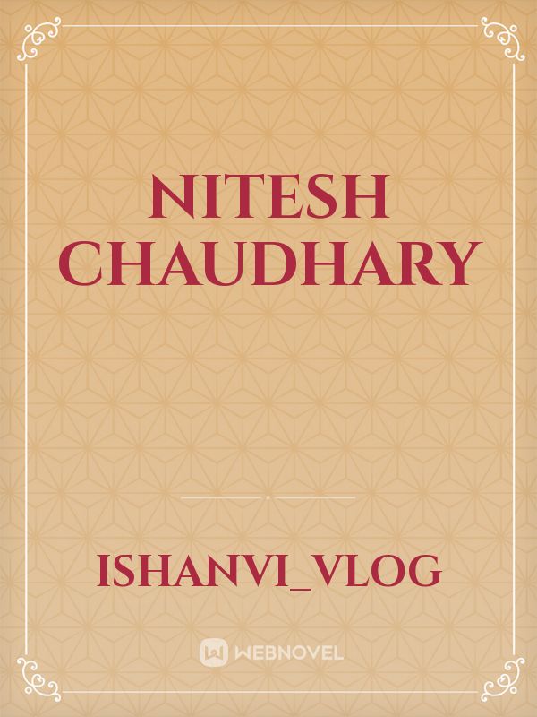 nitesh chaudhary Book