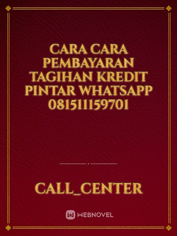 cara cara pembayaran tagihan Kredit Pintar WhatsApp 081511159701