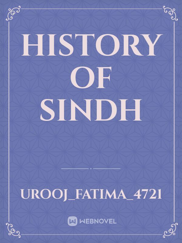 History of sindh