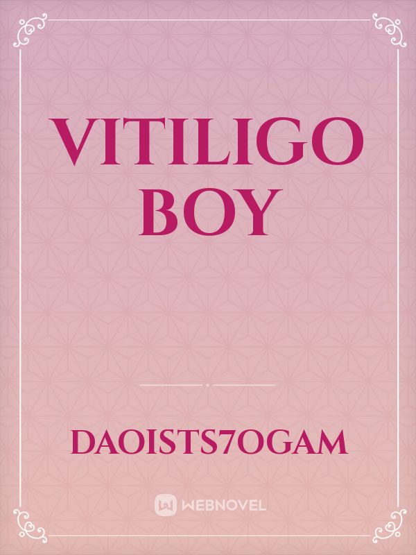 Vitiligo boy Book
