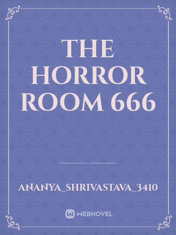 the horror room 666 Book