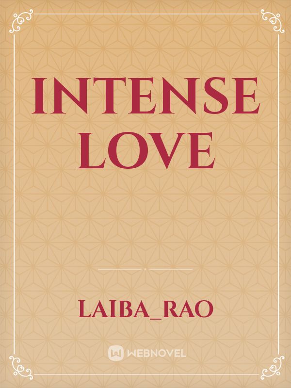 intense love Book