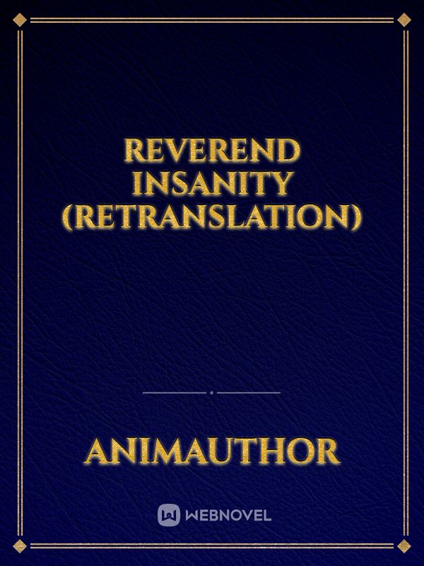 Reverend Insanity (Retranslation) Book