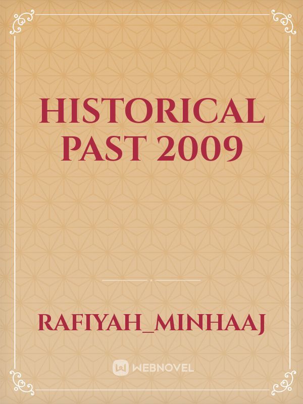 Historical Past 2009 Book