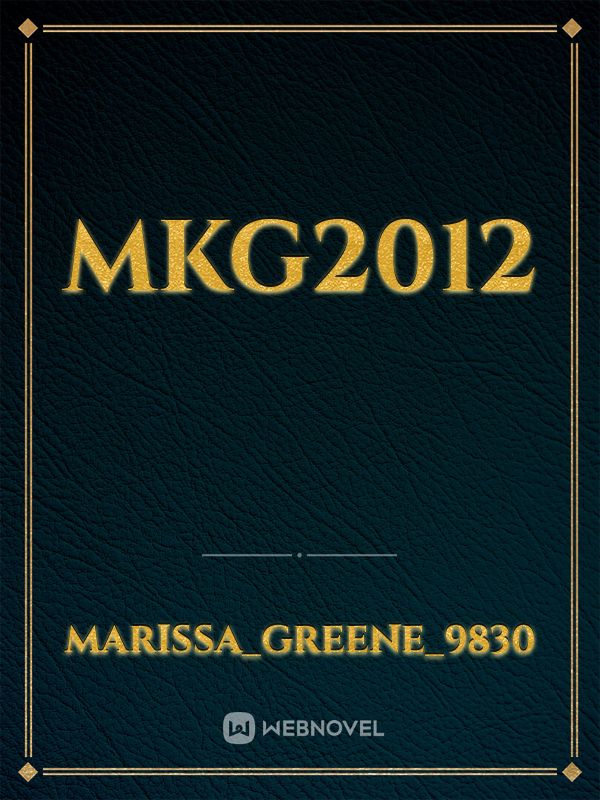 MKG2012 Book